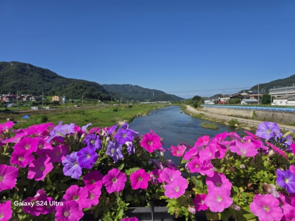 물빛이 옥빛을 띄는 신천의 모습(사진=김호선기자)