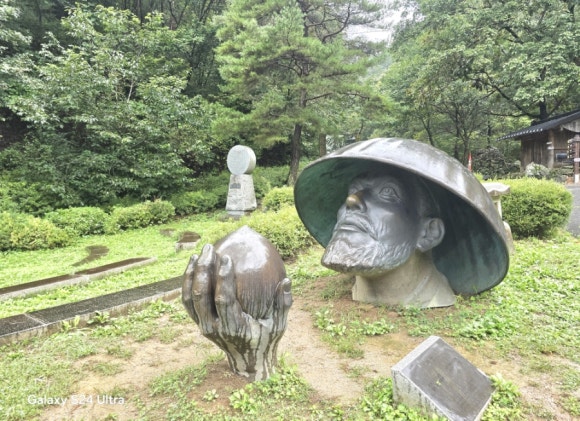 조선 후기 천재시인이자 방랑시인 난고 김삿갓(김립)의 모습(사진=김호선기자)