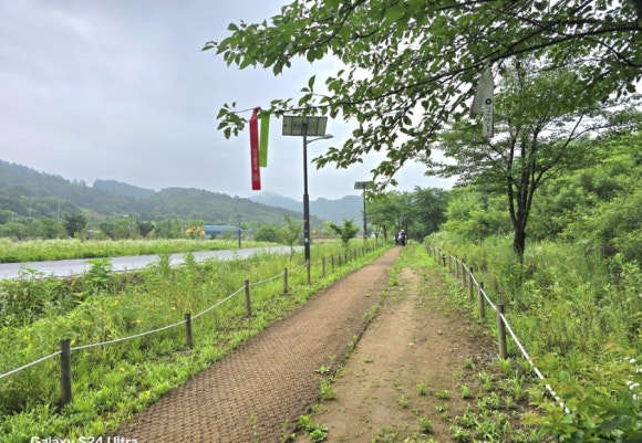 한탄강주상절리를 따라 걷는 벼룻길 들머리 모습(사진=김호선기자)