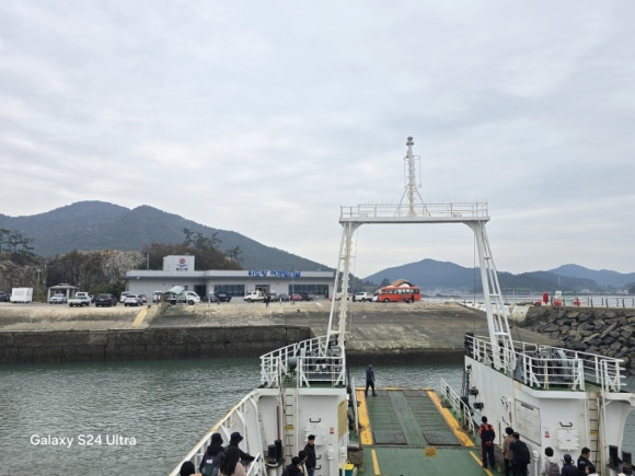 위도 파장금 항 선착장 모습(사진=김호선기자)